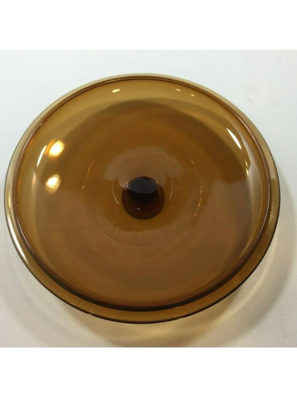 Amber Glass Pot Lid With Knob Handle 8-Inch Diameter For Cookware Replacement